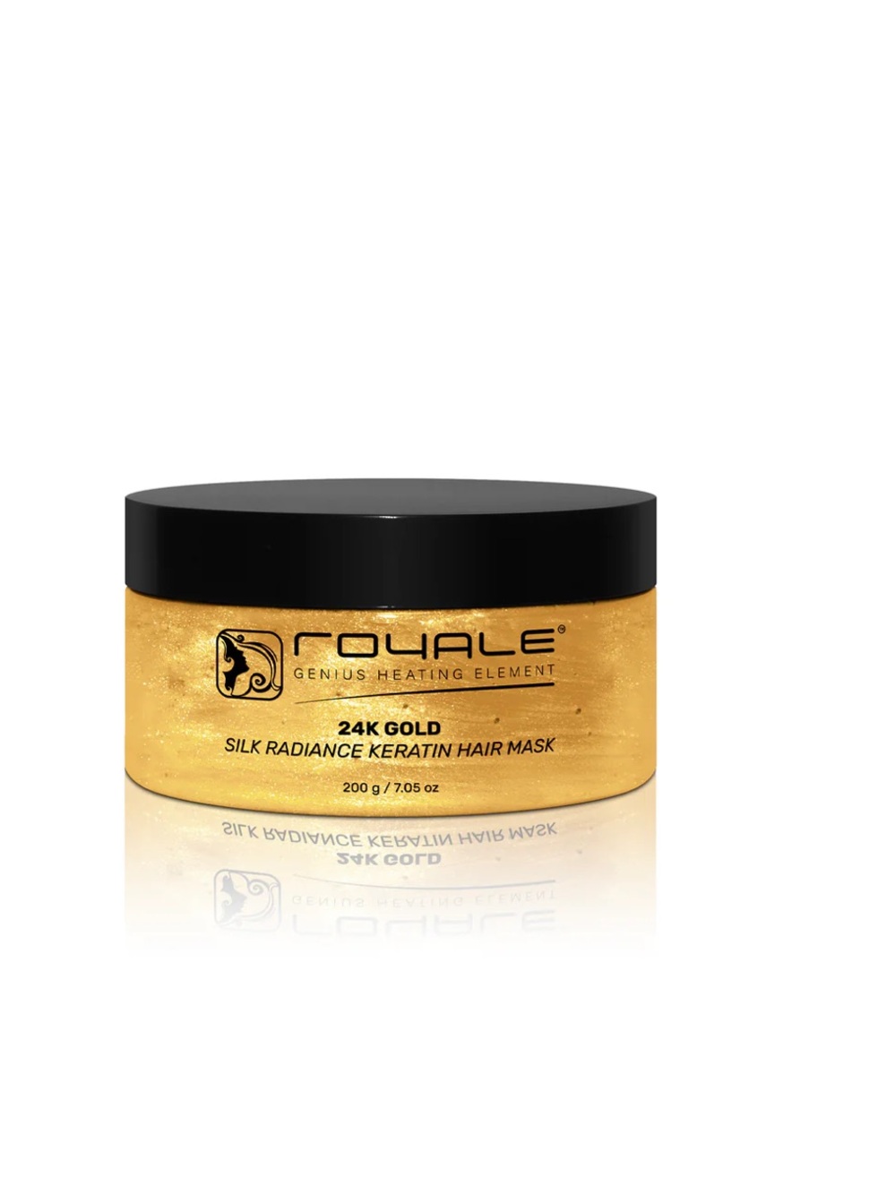 Royale 24K Gold Silk Radiance Keratin Hair Mask - Gold